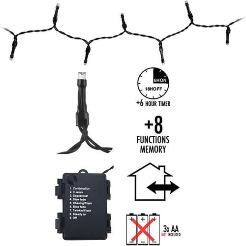 192 Battery Lights with Timer