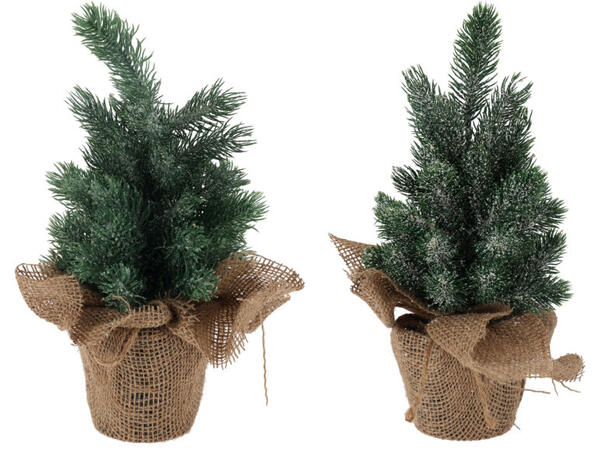 30cm Tree In Burlap Pot