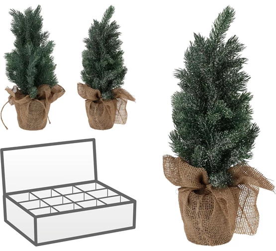 45cm Tree In Burlap Pot