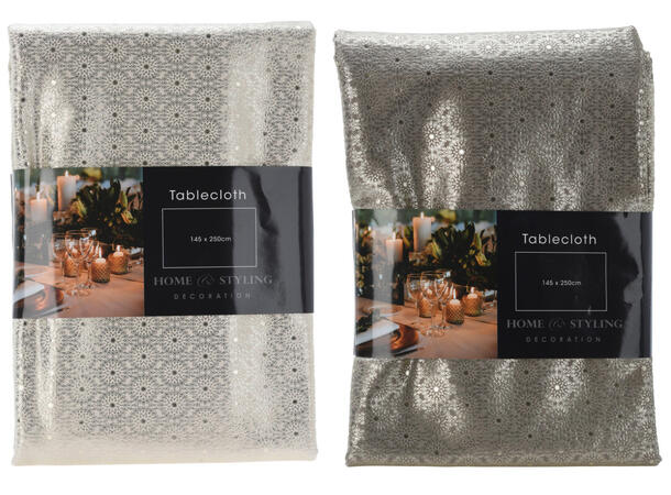 Velvet Tablecloth W/ Flowers