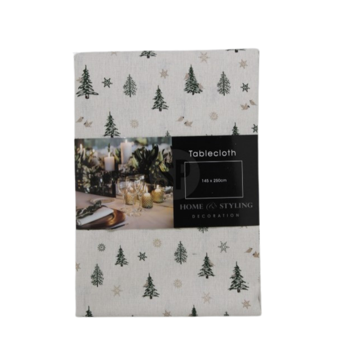 Tablecloth W/ Tree Design