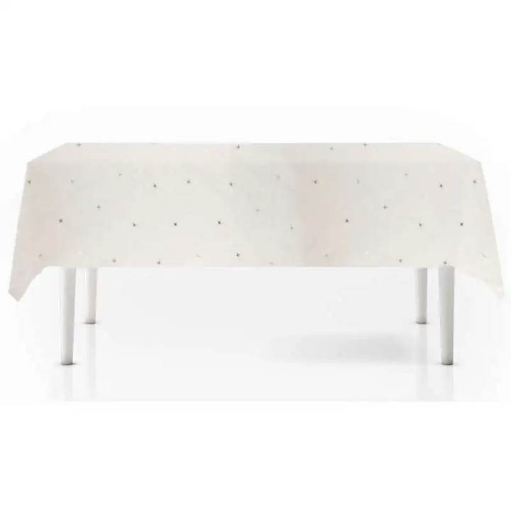 Tablecloth W/ Gold Stars Design