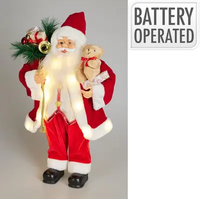 Standing Santa With LED