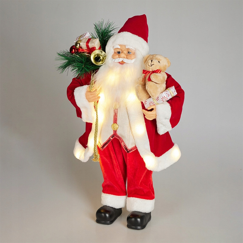 Standing Santa With LED