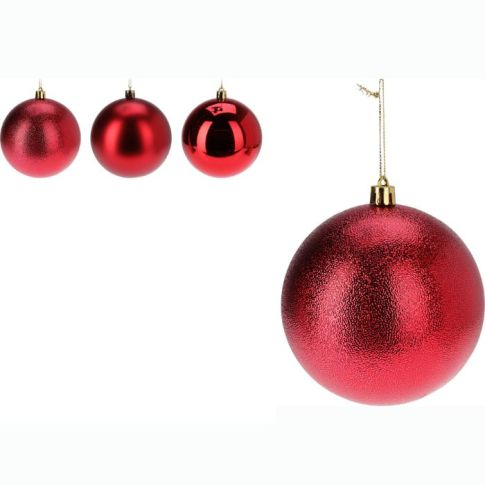12cm Red Bauble