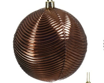 Baubles Shatterproof 10cm Espresso