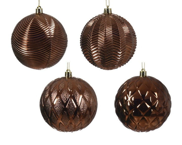 Baubles Shatterproof 10cm Espresso