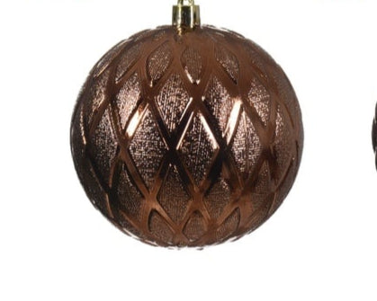 Baubles Shatterproof 10cm Espresso