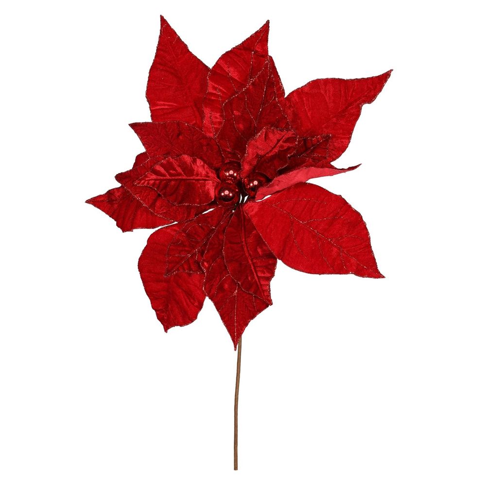 50cm Giant Poinsettia - Red