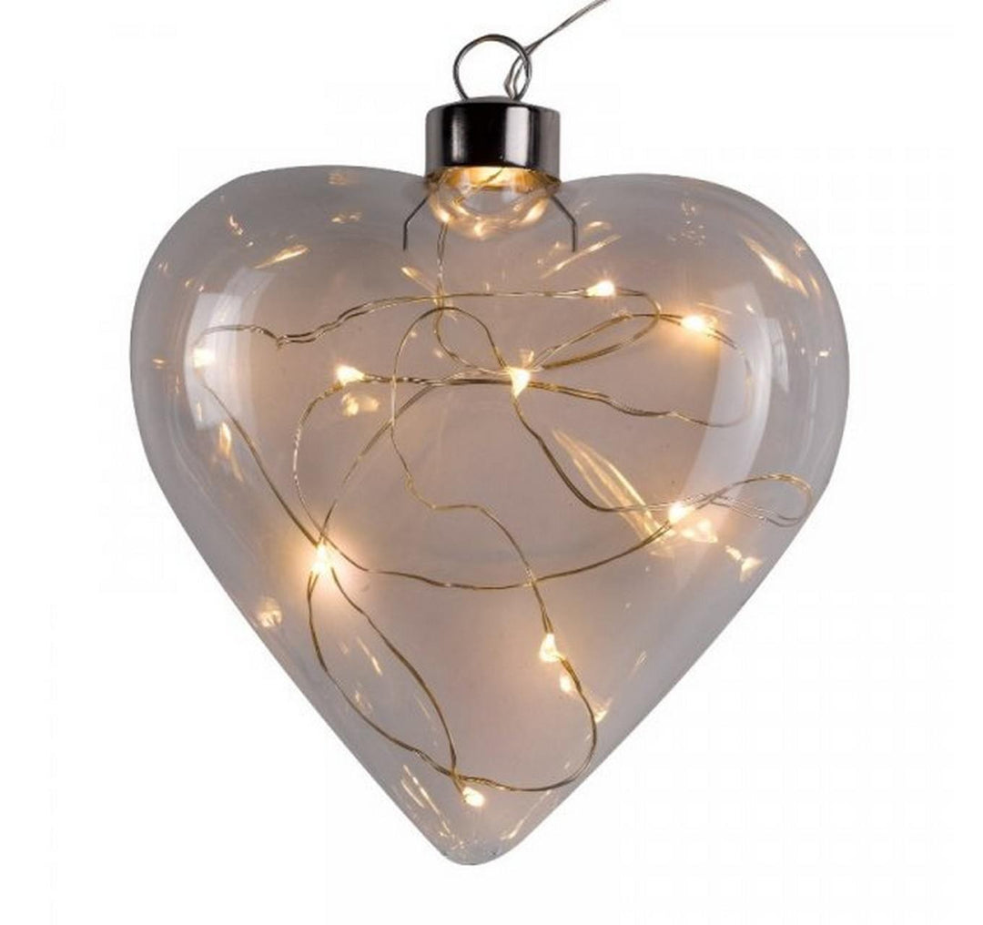 heart crystal light