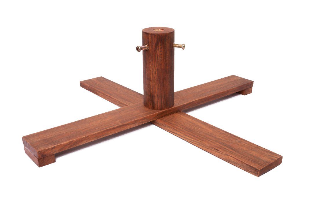 60cm wooden cross Christmas tree stand for artificial trees