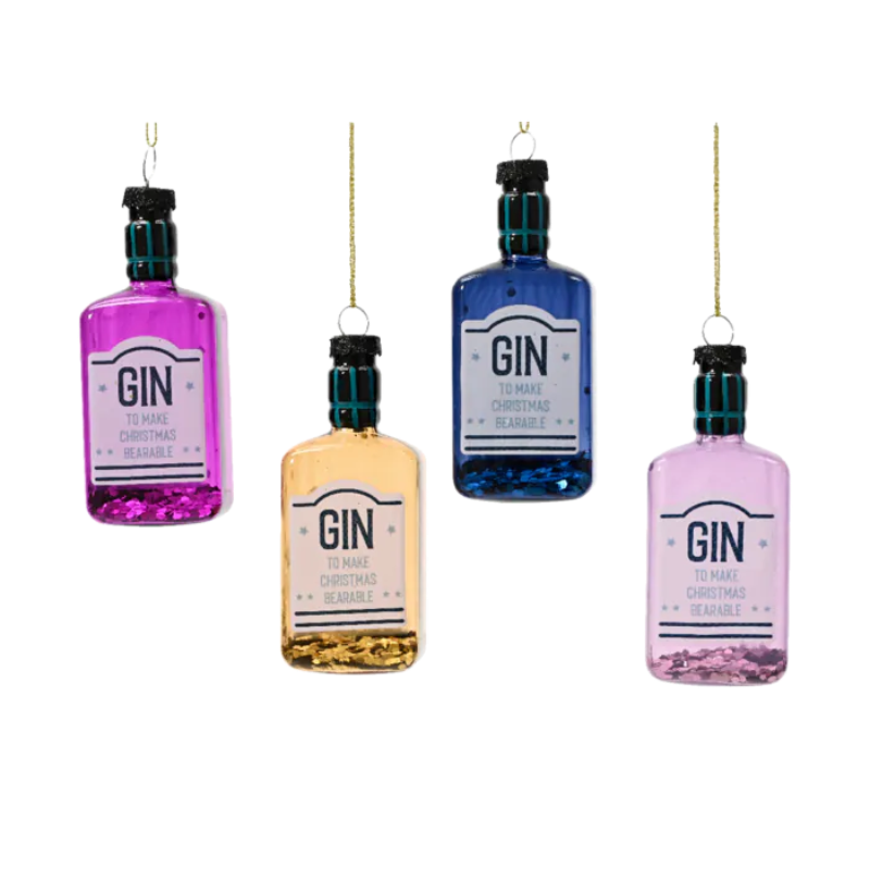 Glass Gin Bottles