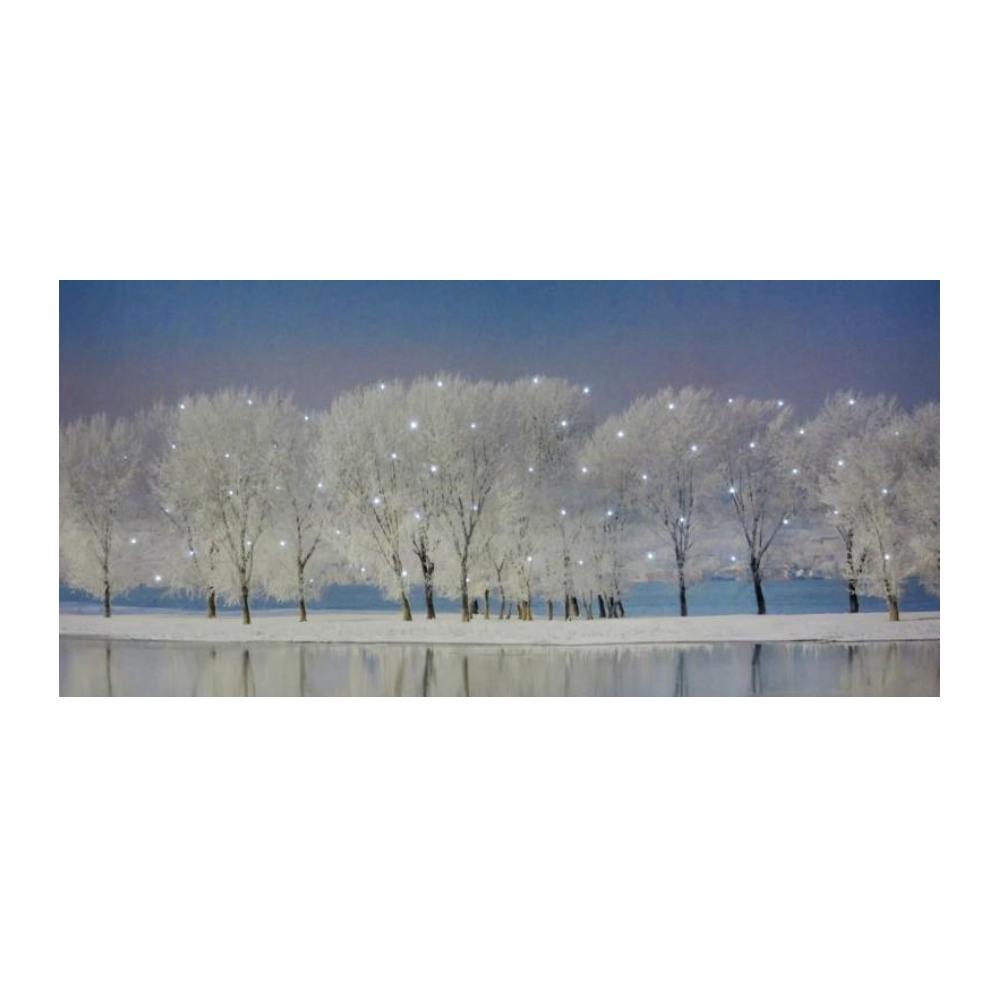 LED Battery Operated Christmas Canvas Art