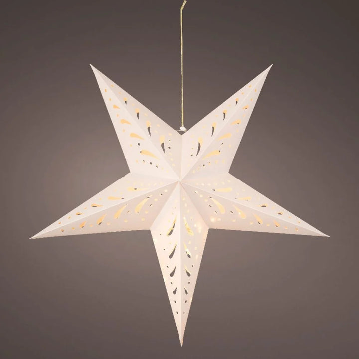 60cm Battery Operated LED Paper Star