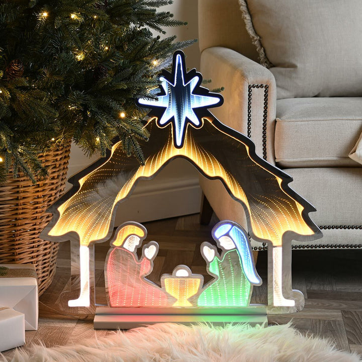 65cm Infinity Nativity Scene