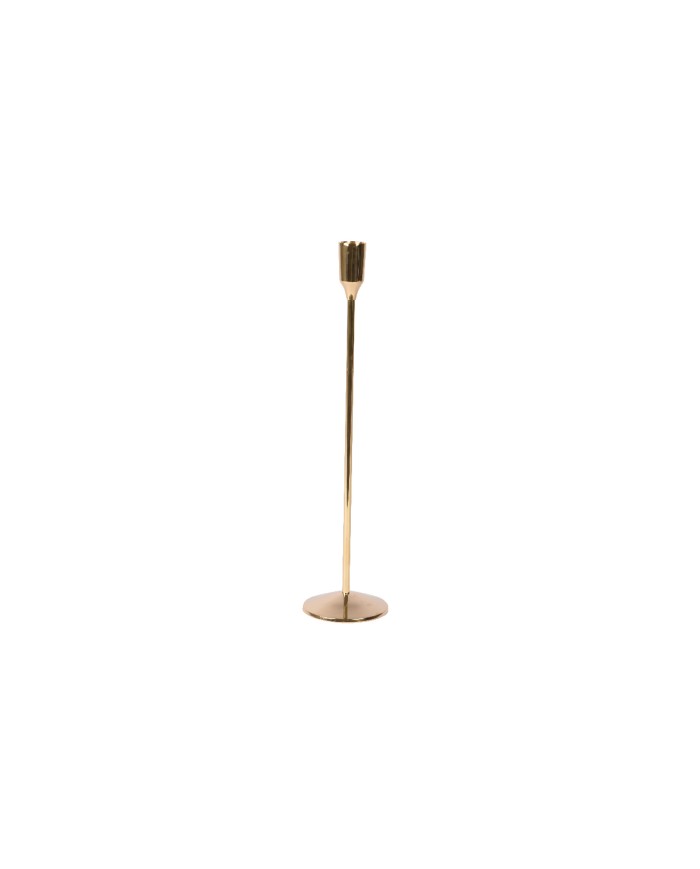 Brass Candle Holder - Gold