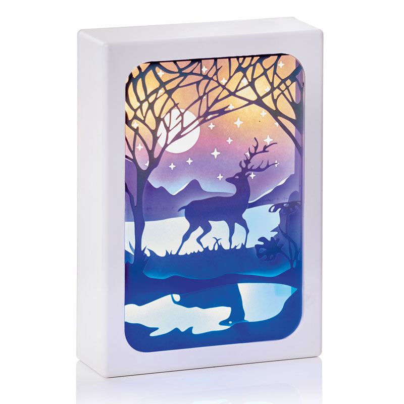 16x11cm Paper Diorama Moonlight Led