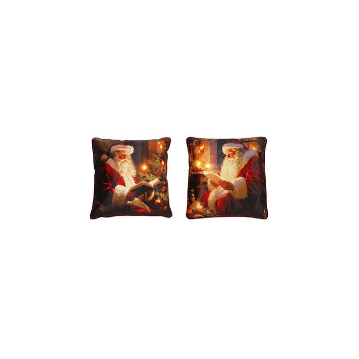 Santa Scene Cushion - Set of 2