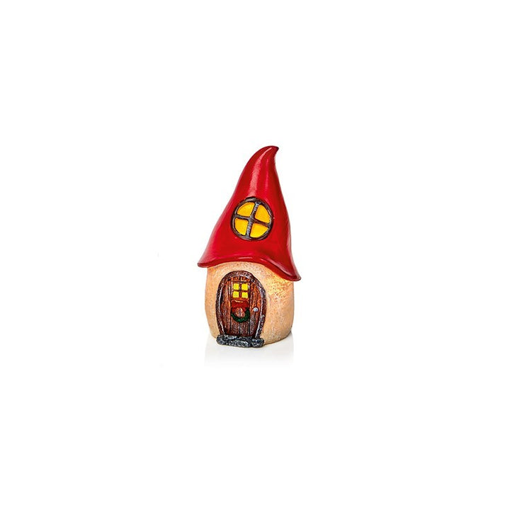 Battery Operated Lit Gnome House - Set of 4