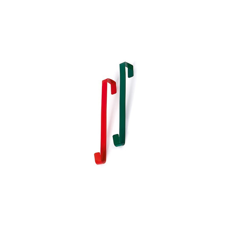 Wreath Hanger Red & Green - Set of 2