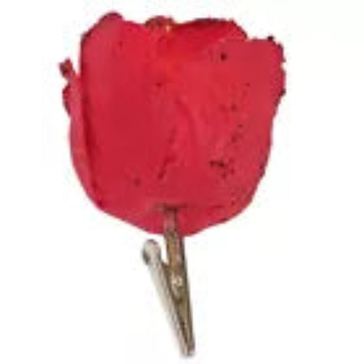 Clip On Velvet Rose