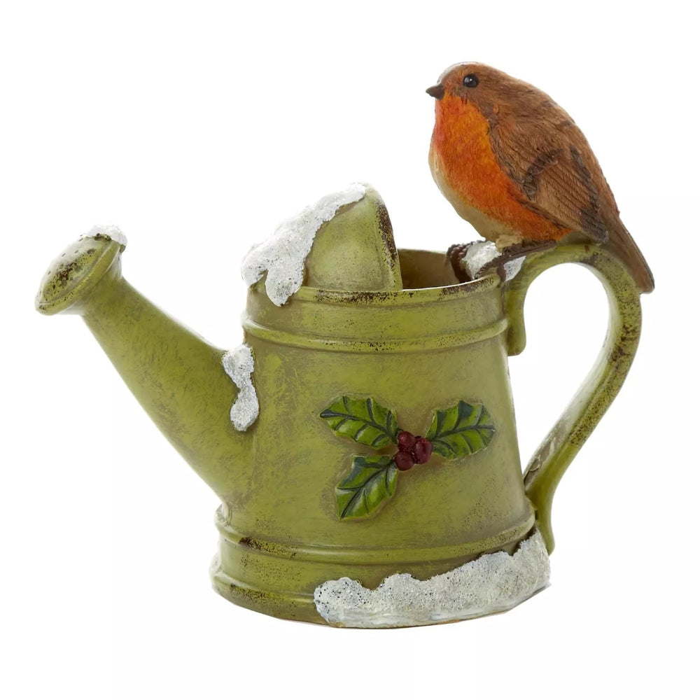 17cm Robin on Watering Can