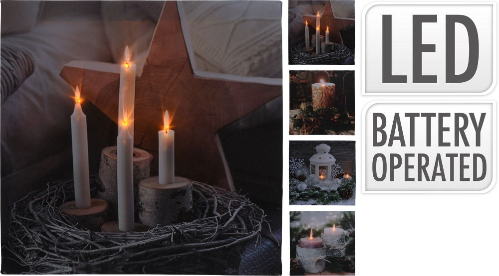 Canvas LED 30cm X 30cm