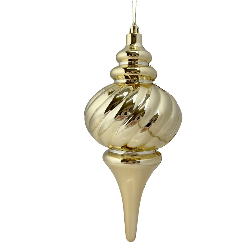 Shiny Christmas tree finial