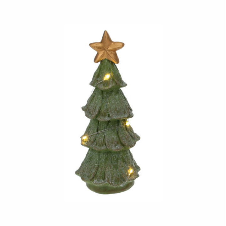 Christmas Tree with LED Lights 15.5 cm