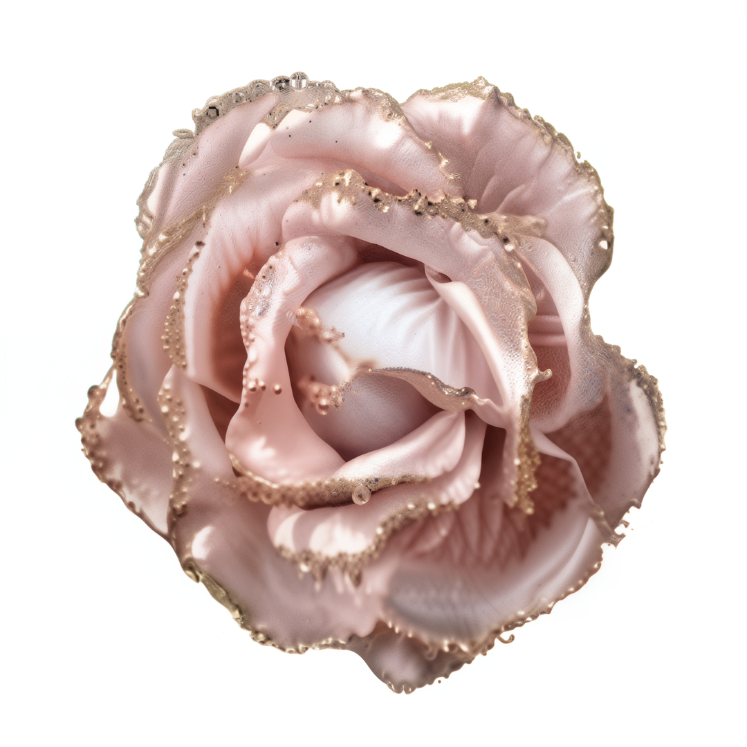 Clip On Velvet Rose