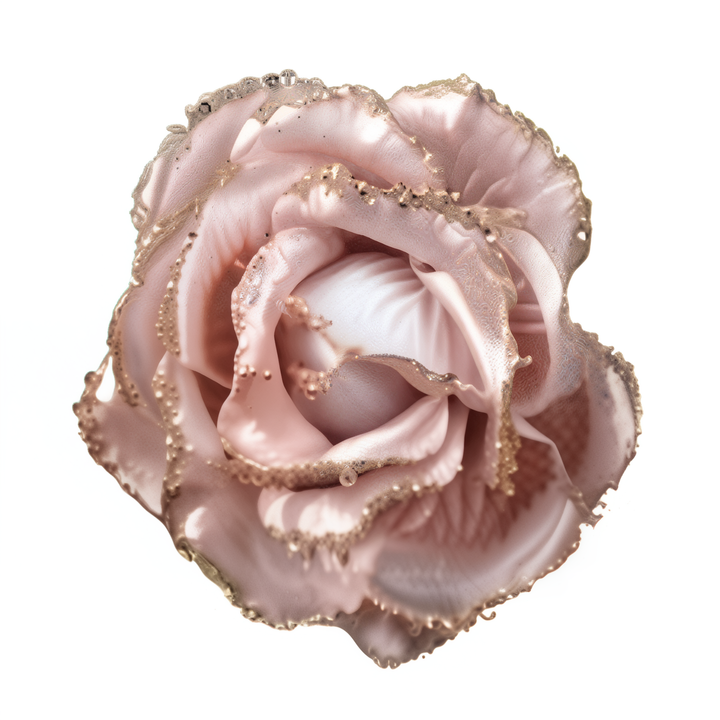 Clip On Velvet Rose