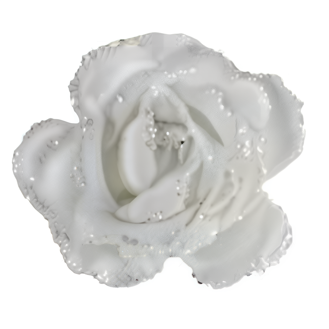 Clip On Velvet Rose