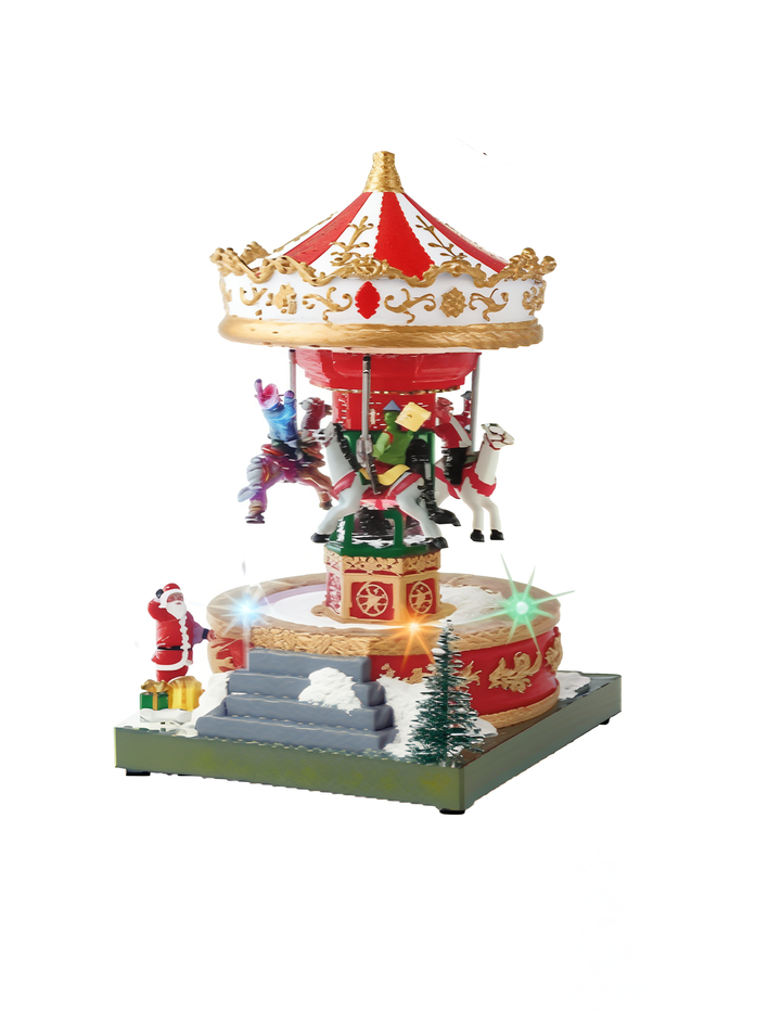 Battery Operated LED Merry Go Round