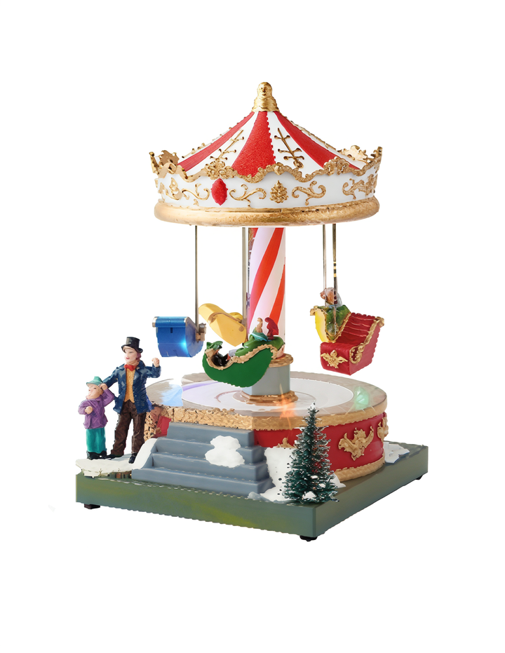 Battery Operated LED Merry Go Round