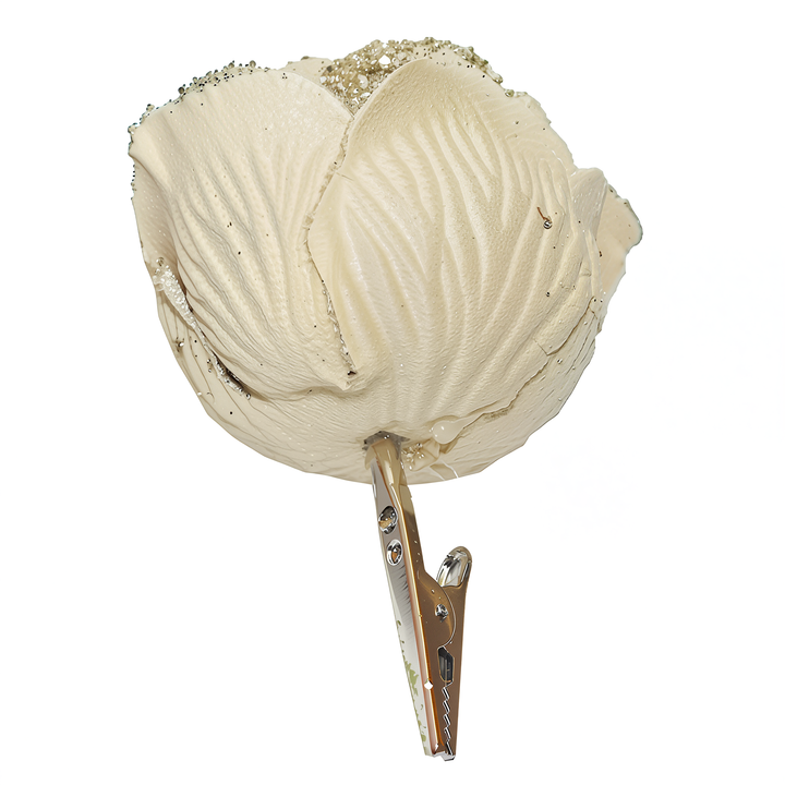 Clip On Velvet Rose