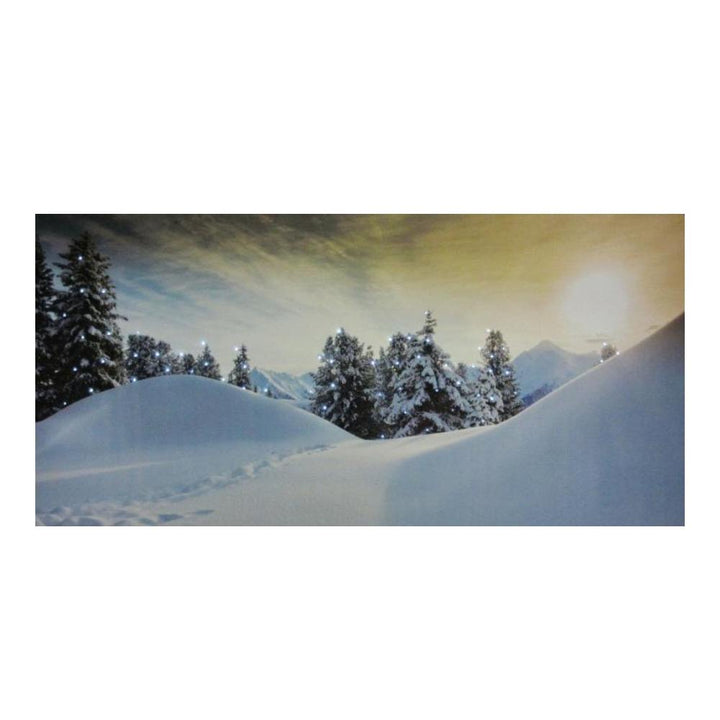 LED Battery Operated Christmas Canvas Art